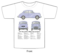 Morris Minor 1000000 Special Edition 1961 T-shirt Front
